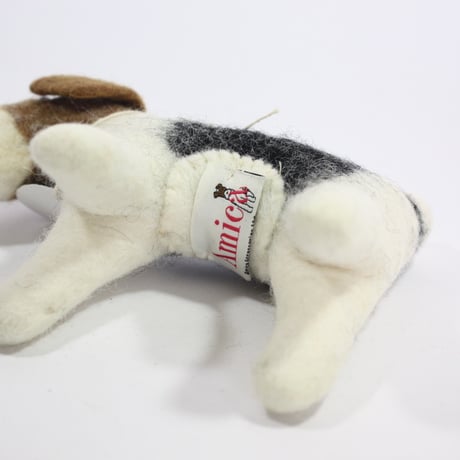 【Amica Felt】【新品】「アミカフェルト」"Fox Terrier（フォックステリア）”人形 Mサイズ 250701-146