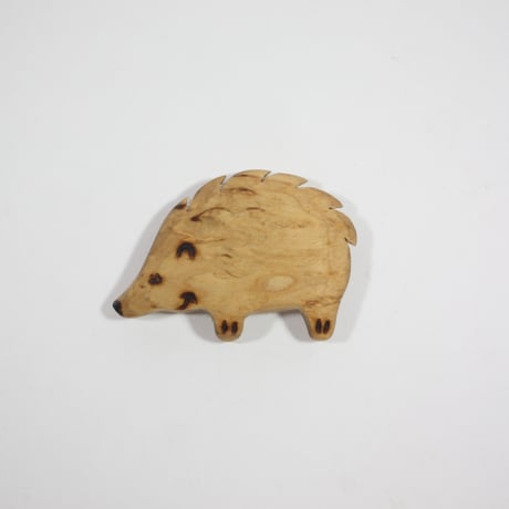 【Wood Jewel】【新品】フィンランド「ウッドジュエル」マグネット "Hedghog （ハリネズミ）” 250701-155