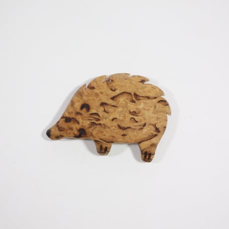 【Wood Jewel】【新品】フィンランド「ウッドジュエル」マグネット "Hedghog （ハリネズミ）” 250701-130