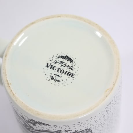 【ヴィンテージ】Nymolle/Bjorn Wiinblad/デコレーションマグ/3月 VICTOIRE 3953