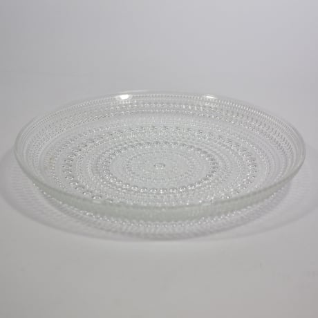 【ヴィンテージ品】イッタラ カステヘルミ プレート（クリア）17cm 15090095