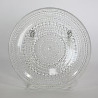 【ヴィンテージ品】イッタラ カステヘルミ プレート（クリア）17cm 15090096