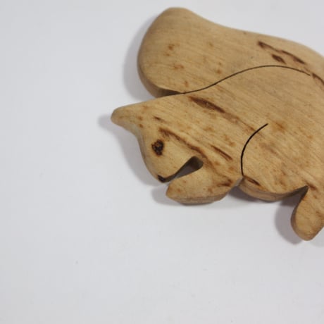 【Wood Jewel】【新品】フィンランド「ウッドジュエル」マグネット "Squirrel （リス）” 250701-151