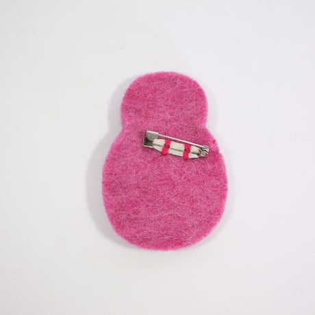 【Amica Felt】【新品】「アミカフェルト」"Russian Doll”ブローチ 250701-039