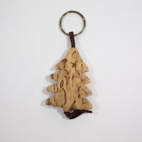 【Wood Jewel】【新品】フィンランド「ウッドジュエル」キーリング "Spruce （唐檜）” 250701-060