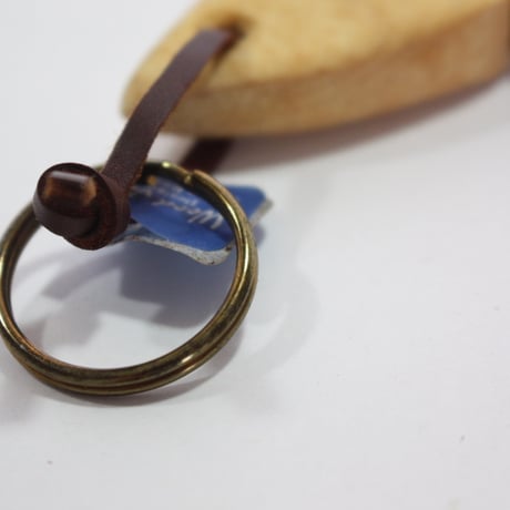 【Wood Jewel】【新品】フィンランド「ウッドジュエル」キーリング "Sailboat（帆ボート）” 250701-063
