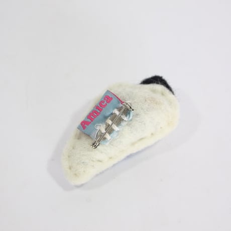 【Amica Felt】【新品】「アミカフェルト」"Little Fat Bird”ブローチ 250701-042