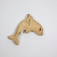 【Wood Jewel】【新品】フィンランド「ウッドジュエル」マグネット "Dolphin（イルカ）” 250701-082