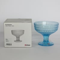 【新品アウトレット 20%OFF】【正規品】イッタラ カステヘルミ　脚付ボウル（ライトブルー）250622-018