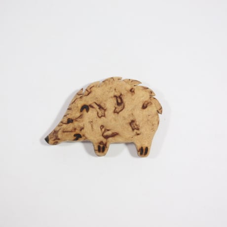 【Wood Jewel】【新品】フィンランド「ウッドジュエル」マグネット "Hedghog （ハリネズミ）” 250701-128