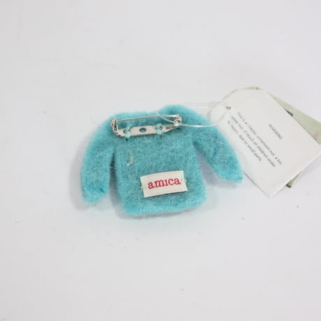 【Amica Felt】【新品】「アミカフェルト」"Clothes”ブローチ 250701-050