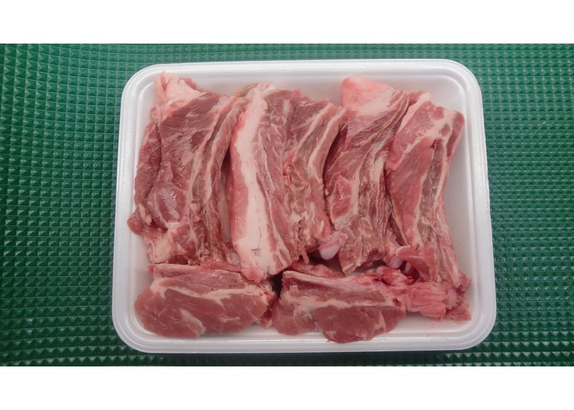 もスペアリブ570g も スペアリブ570g 2個 国産豚骨付きスペアリブ 800g| コープ