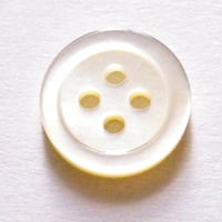 最高級 白蝶貝　貝ボタン 定番のNo.17型 4穴 SH-117
