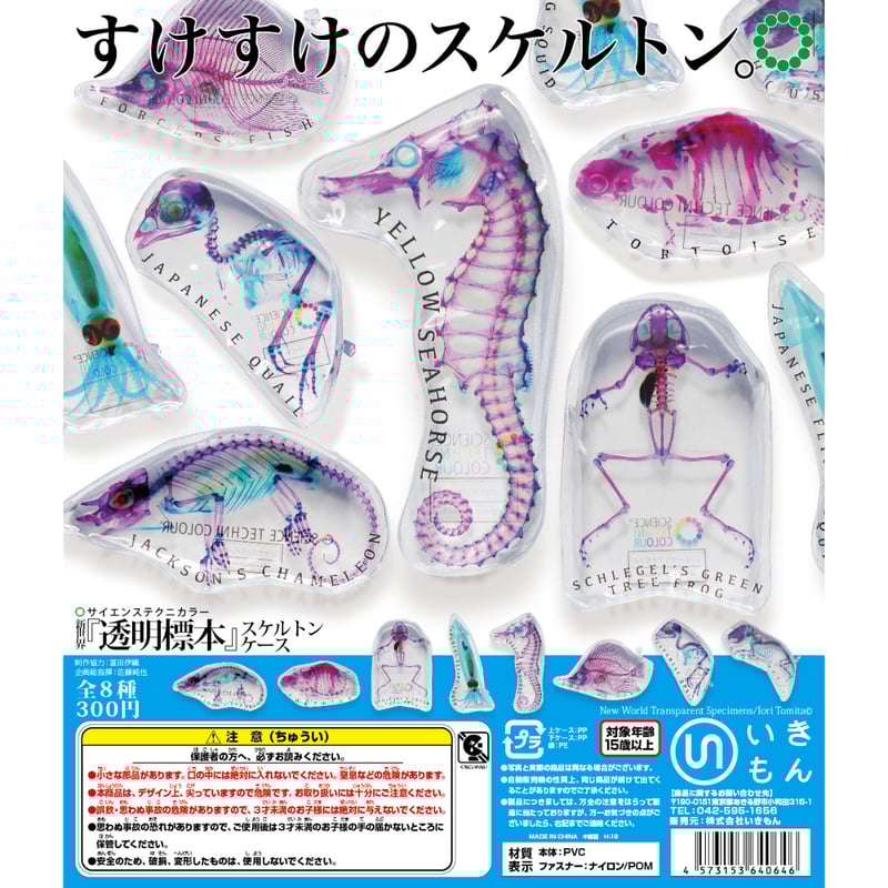 新世界透明標本 新世界『透明標本』 アクリルマスコット – ネイチャーテクニカラー公式