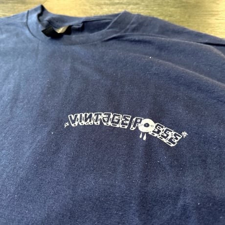 VINTAGE POSSE × Rum Artworks "AOI" Tee shirts / Navy × Blue