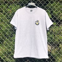 GHETTO D Small Logo Tee Shirts / Gray