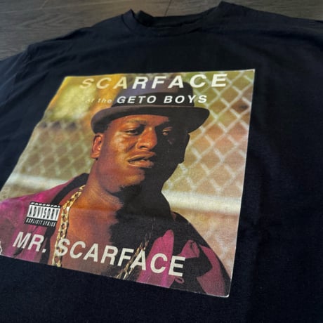 レコードジャケ RAP Tee "Mr.Scarface" / Black