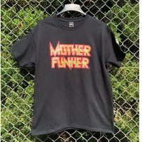 MOTHER FUNKER Tee Shirts / Black × Red + Yellow