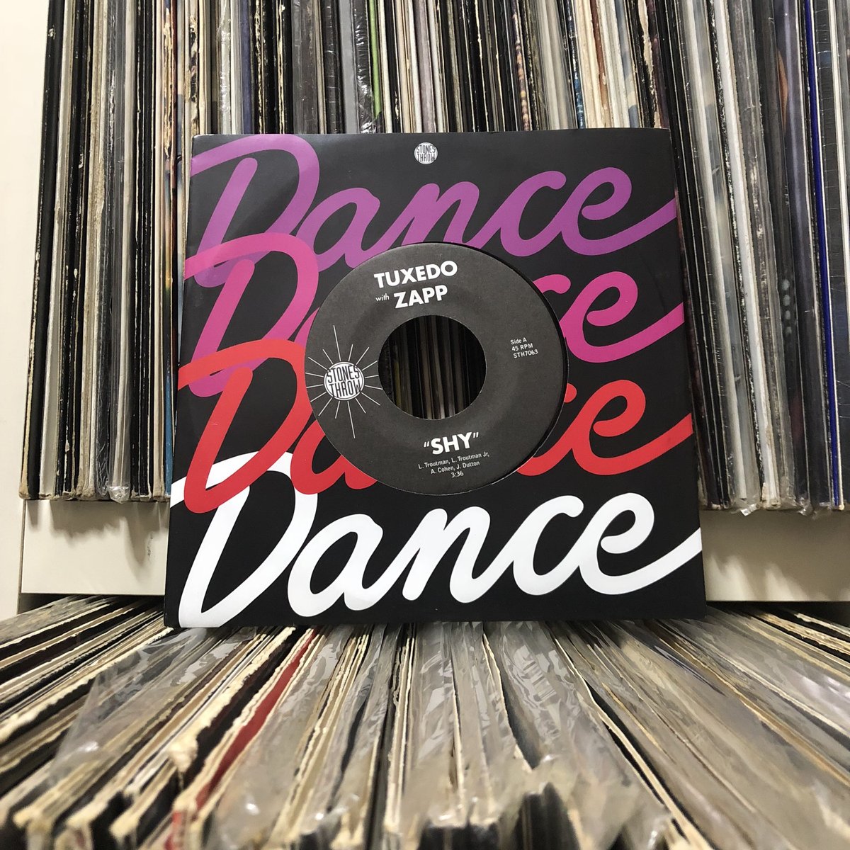 TUXEDO with ZAPP / Shy -7inch- | GHETTO D RECORDS