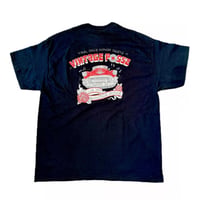 VINTAGE POSSE × Rum Artworks "AOI" Tee shirts / Black × Red