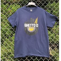 GHETTO D logo Tee Shirts / Navy