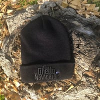THE GHETTO NAVIGATOR beanie / Black × Black