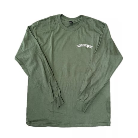 VINTAGE POSSE × Rum Artworks "AOI" long sleeve Tee shirts / Green × Green