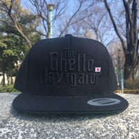 THE GHETTO NAVIGATOR snapback cap / Black × Black