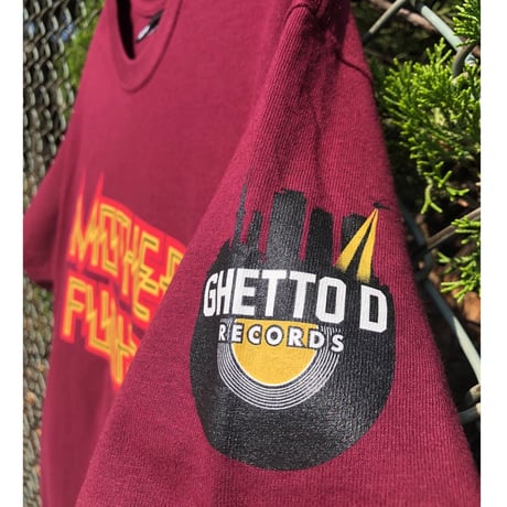 MOTHER FUNKER Tee Shirts / Maroon × Red + Yellow