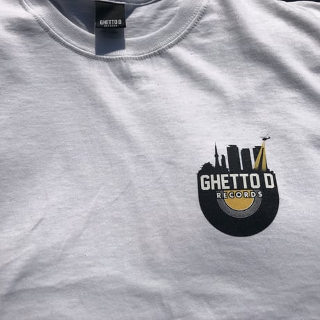 GHETTO D Small Logo Tee Shirts / White