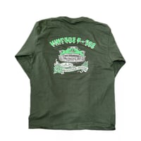 VINTAGE POSSE × Rum Artworks "AOI" long sleeve Tee shirts / Green × Green