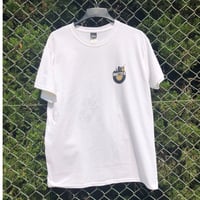 GHETTO D Small Logo Tee Shirts / White