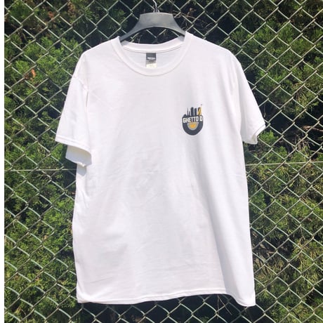 GHETTO D Small Logo Tee Shirts / White