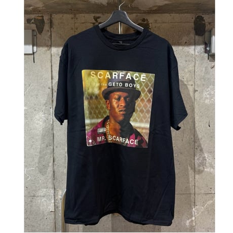 レコードジャケ RAP Tee "Mr.Scarface" / Black