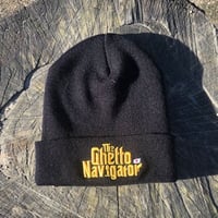 THE GHETTO NAVIGATOR beanie / Black × Yellow
