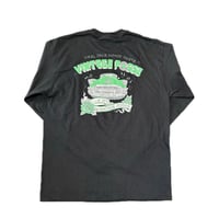 VINTAGE POSSE × Rum Artworks "AOI" long sleeve Tee shirts / Black × Green