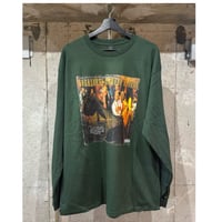 レコードジャケ long sleeve RAP Tee "Penthouse Players Clique" / Green