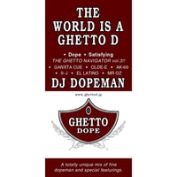 THE WORLD IS A GHETTO D  sticker