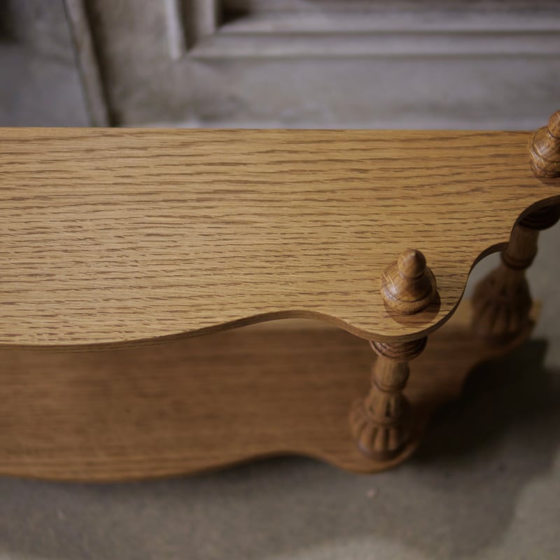 オークの彫刻ナポレオンシェルフ | Réaliser son rêve