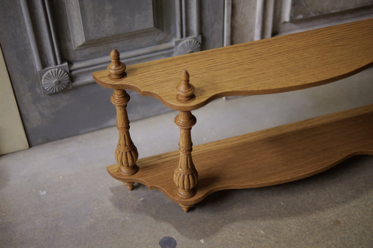 【受注製作】ナポレオンシェルフ(オーク) 受注製作】無塗装ナポレオンシェルフ(ホワイトオーク