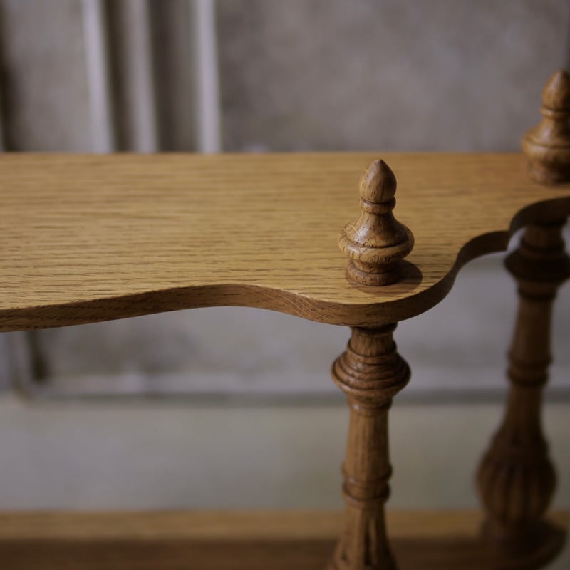 オークの彫刻ナポレオンシェルフ | Réaliser son rêve