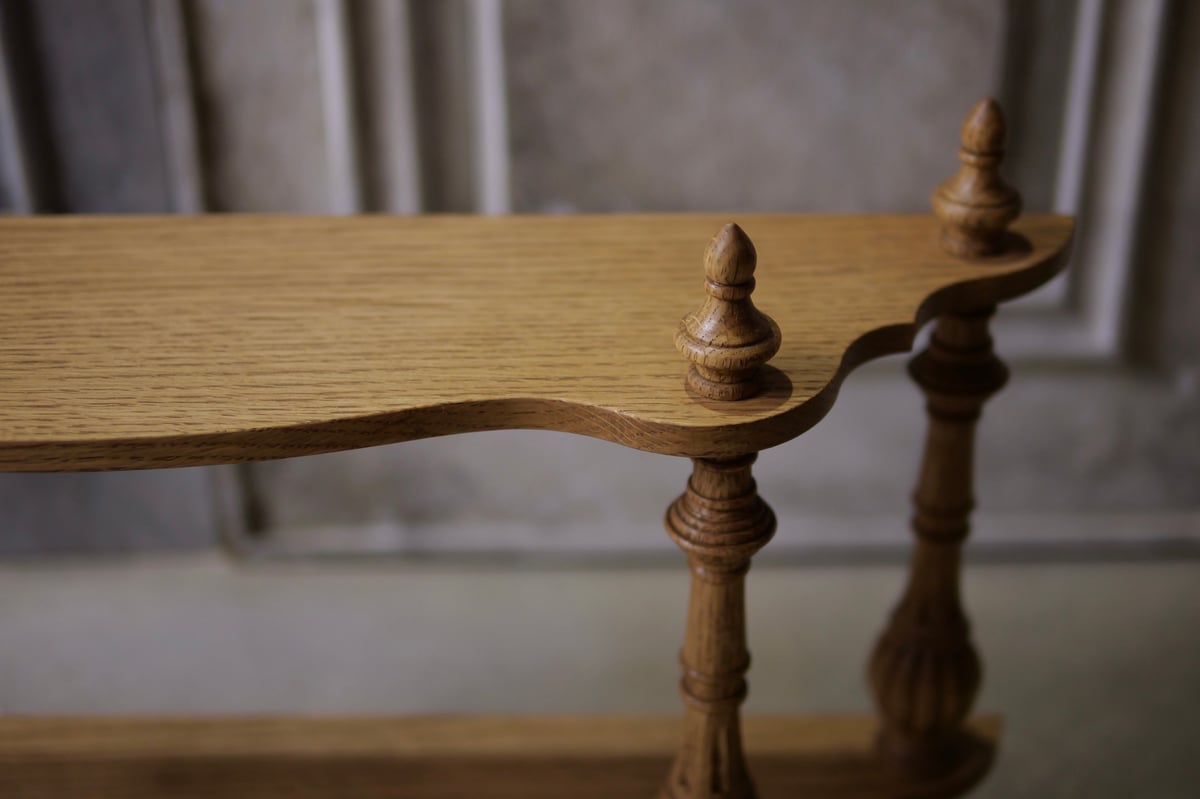 オークの彫刻ナポレオンシェルフ | Réaliser son rêve