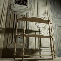 受注製作】無塗装ナポレオンシェルフ(ホワイトオーク) | Réaliser son rêve