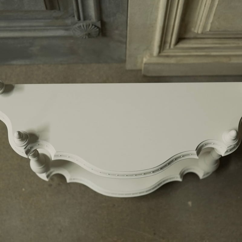 ナポレオンシェルフ装飾あり(ホワイト)