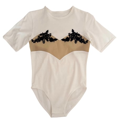 HEMP JERSEY HEART CUT BODYSUITS