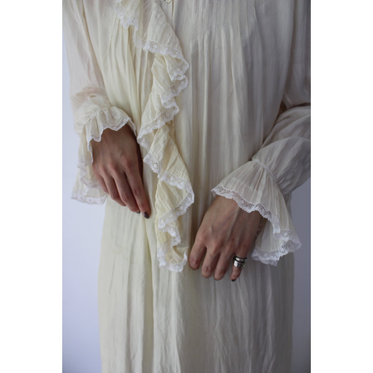 antique silk dress | angie lala vintage
