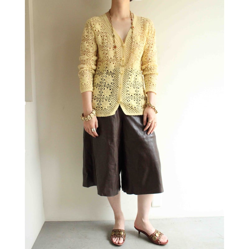vintage クロシェ チュニックカーディガンTORO vintage クロシェ チュニックカーディガンTORO vintage クロシェ