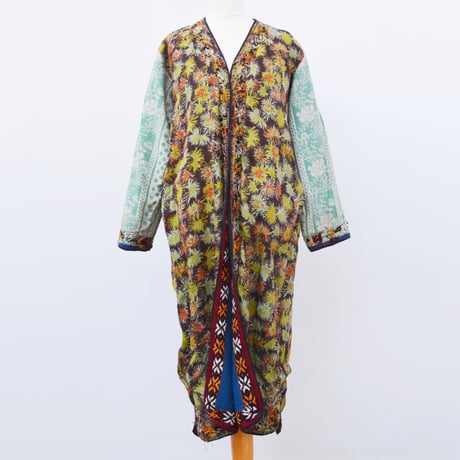 Vintage Mid 20th c. Afghan / Turkmen Wooly robe
