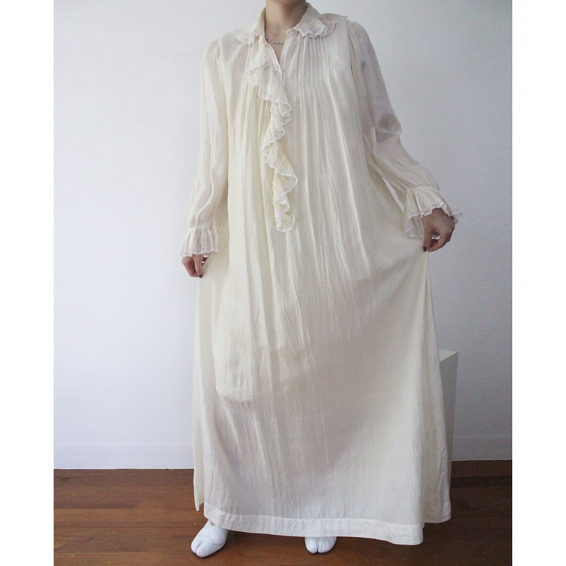 antique silk dress | angie lala vintage