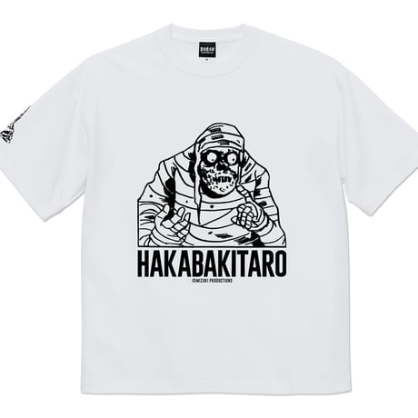 ［YokaiShop限定Ver］墓場鬼太郎 お父さん ビッグシルエット T-Shirts Color ホワイト